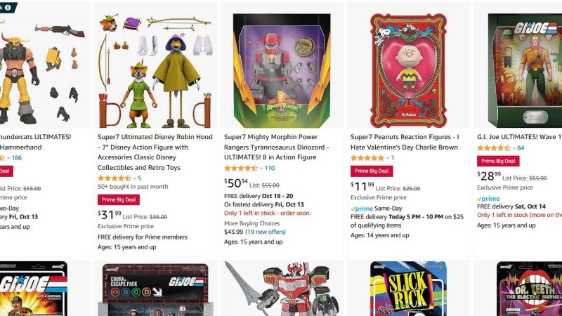 Action Figures Prime Day 1023 Day 2
