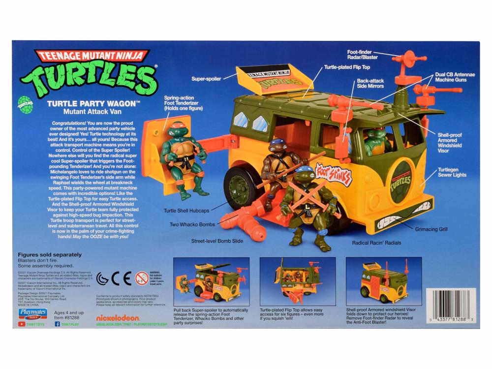 TMNT クラシック パーティーワゴン ビークル Teenage Mutant Ninja Turtles Classic Party Wagon Reissue