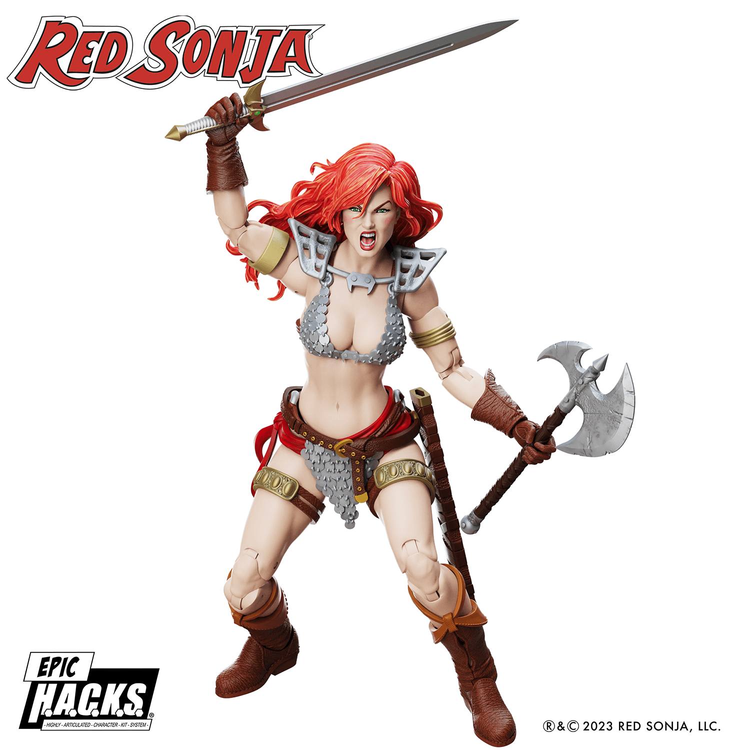 Boss Fight Studios Red Sonja 1/12 Epic H.A.C.K.S. Figure