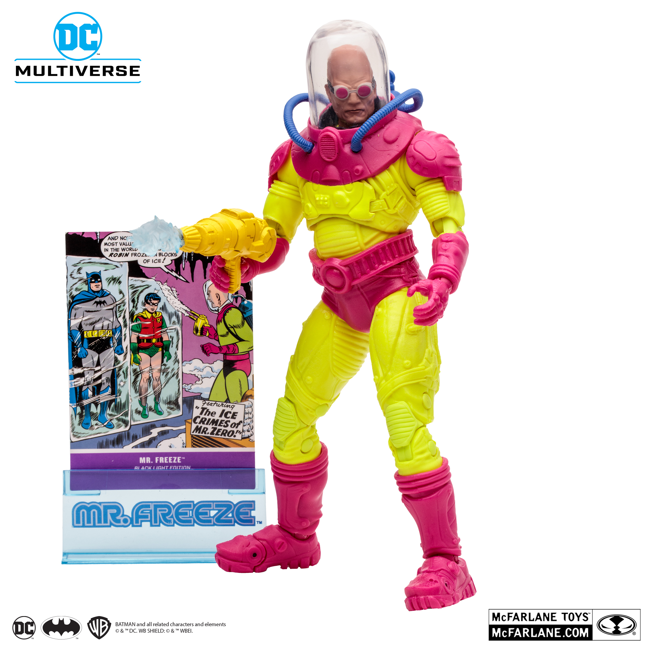 Black Light Edition Mr. Freeze - DC Multiverse Entertainment