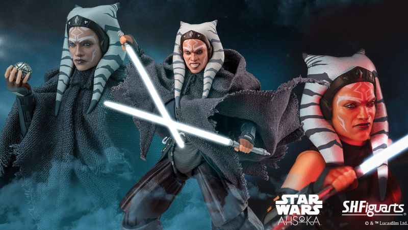 Star Wars: Ahsoka - S.H. Figuarts Ahsoka Tano Figure - The