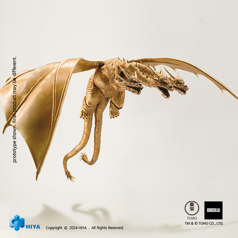 Hiya Toys King Ghidorah Action Figure from Godzilla vs. King Ghidorah ...