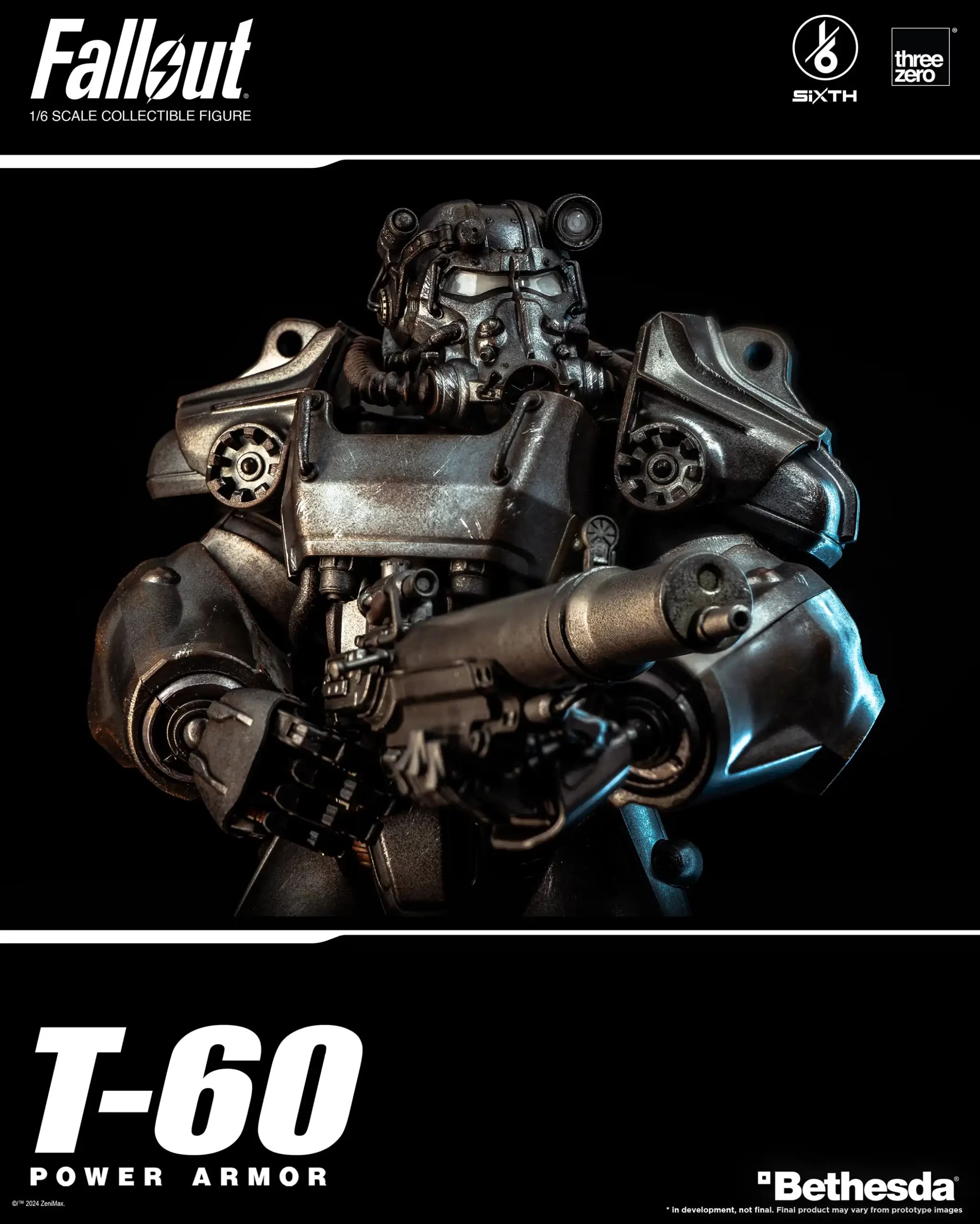 Fallout - T-60 Power Armor Figure by ThreeZero - The Toyark