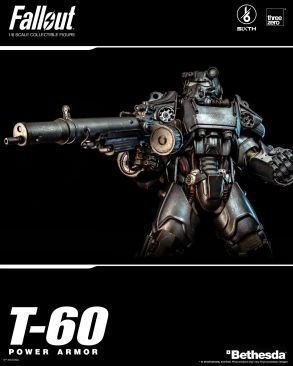 Fallout - T-60 Power Armor Figure by ThreeZero - The Toyark
