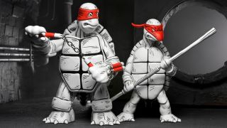 NECA TMNT First Turtles BW 2 Pack 001