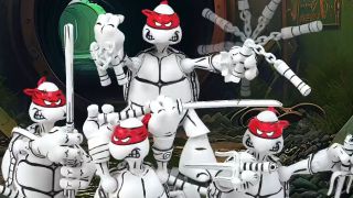 SDCC2024 Black and White Original TMNT