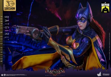 ホットトイズ バットマン アーカム・ナイト バットガール（パープル＆ゴールド版） ビデオゲーム・マスターピース】『バットマン：アーカム・ナイト