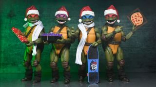 NECA TMNT Dimension X Mas Figures 001