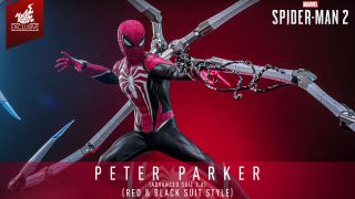 Hot Toys Spider Man 2 Black and Red 001