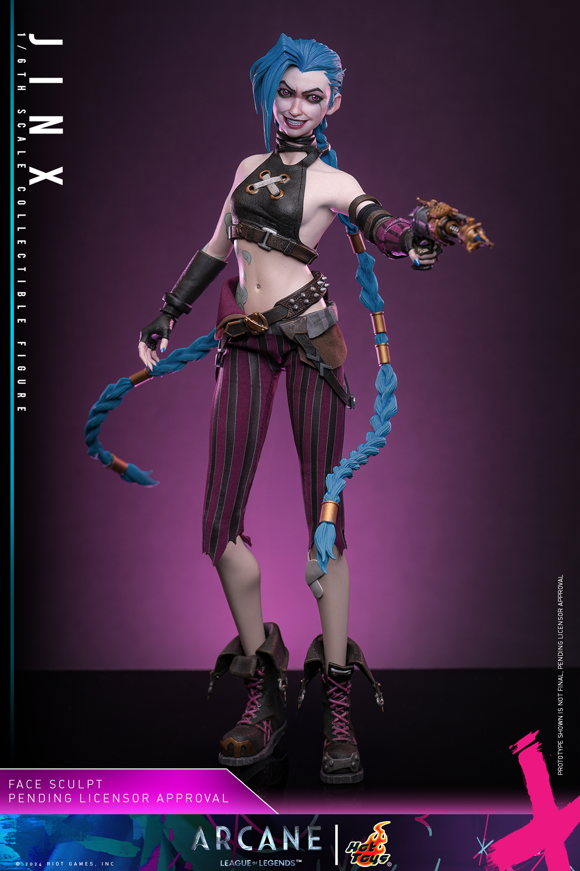 【海外限定版】HOTTOYS Arcane jinx ジンクス フィギュア Jinx Sixth Scale Figure by Hot Toys | Sideshow Collectibles