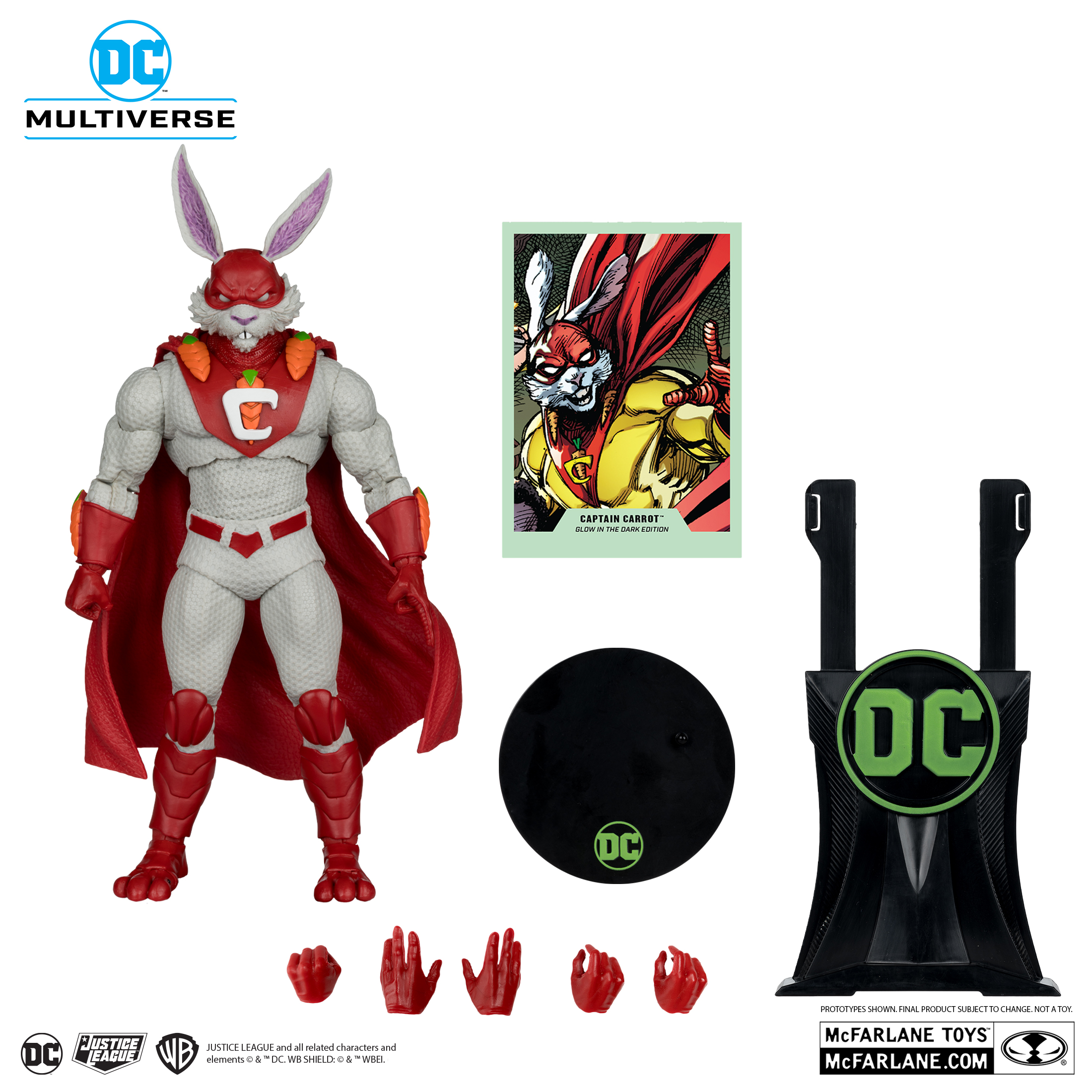 A Clockwork Carrot Dim SDCC 蓄光GID ソフビ Captain Carrot GITD Gold Label Exclusive - The Toyark - News