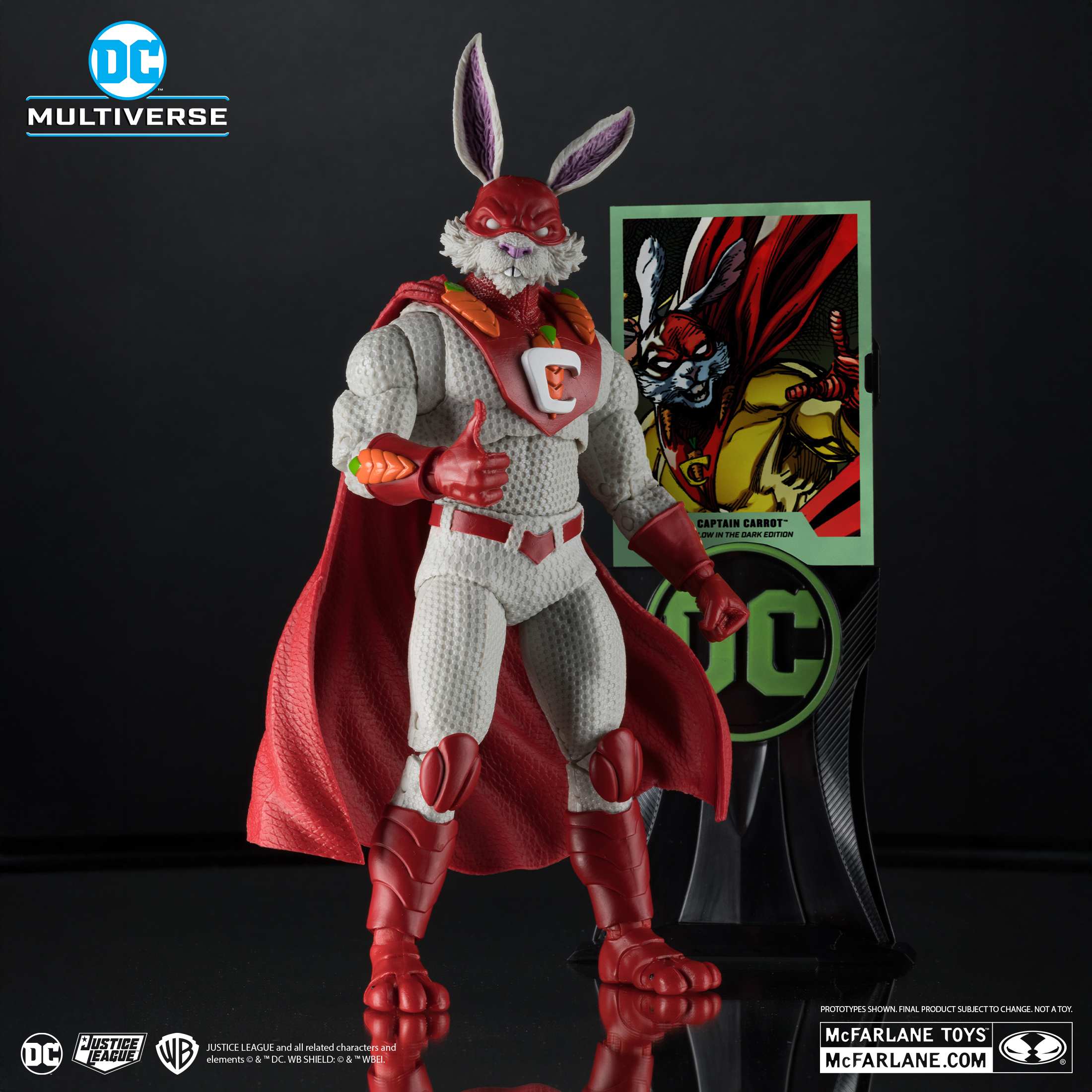 A Clockwork Carrot Dim SDCC 蓄光GID ソフビ Captain Carrot GITD Gold Label Exclusive - The Toyark - News