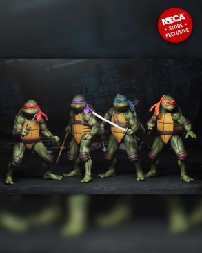 【sheila】少年隊 35th Anniversary BOX TMNT Movie 35th Anniversary Box Set by NECA - The Toyark - News