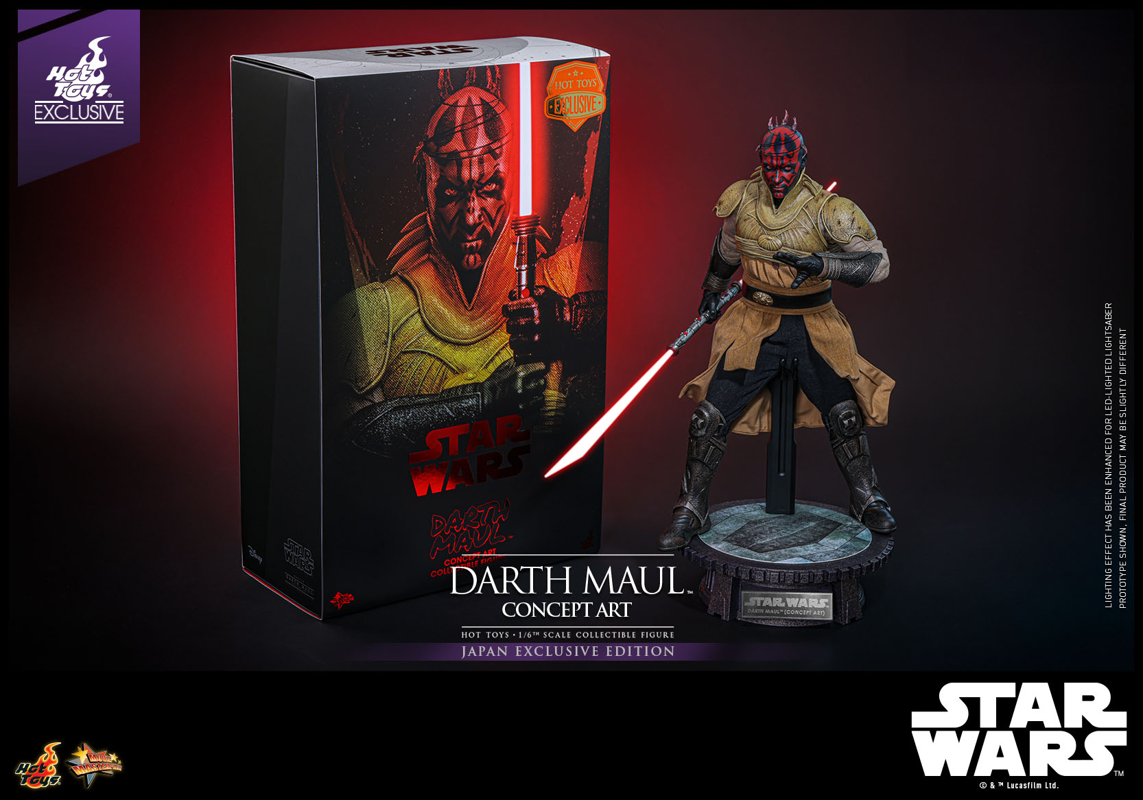 Star Wars: The Phantom Menace - Hot Toys Darth Maul Concept