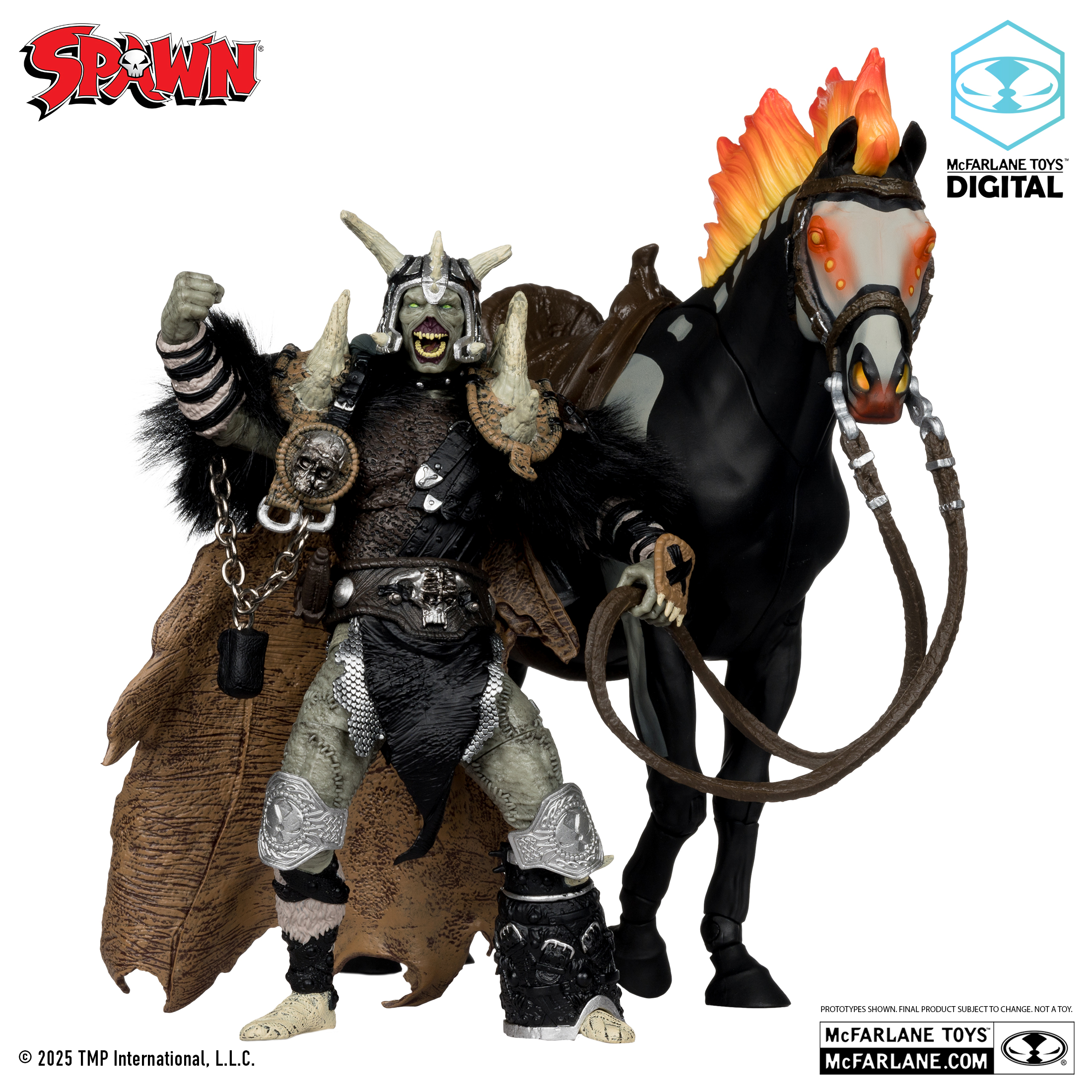 SPAWN The Viking Age 1.2 シルバー限定色 McFarlane Toys Dark ages Spawn The Viking Age series22 Spawn