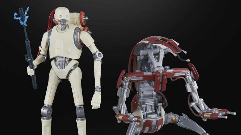 SW Black Series KX Security Droid and Droideka 022