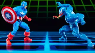 Marvel Legends Captain America vs Venom 001