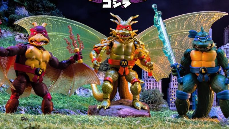 Playmates TMNT x Godzilla