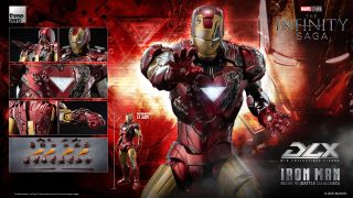 Marvel DLX Battle Damaged Iron Man MKVI 013