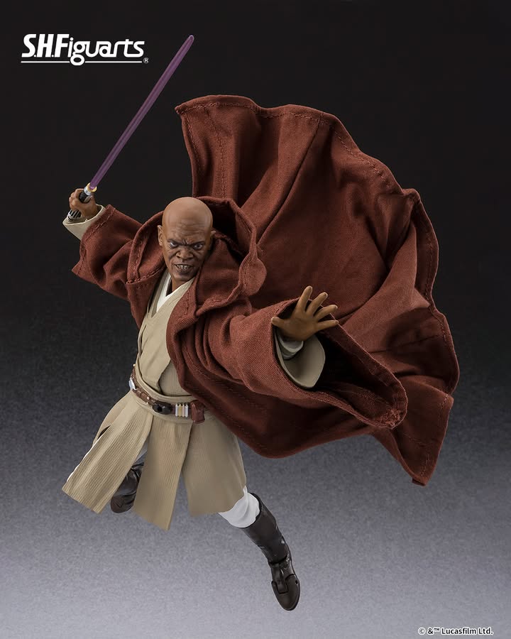 BANDAI SHFiguarts Mace Windu フィギュア SH Figuarts Star Wars Episode II Attack of the Clones Mace