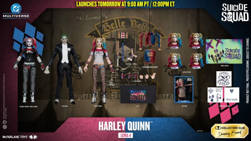 McFarlane Drawing Board Harley and Joker 004