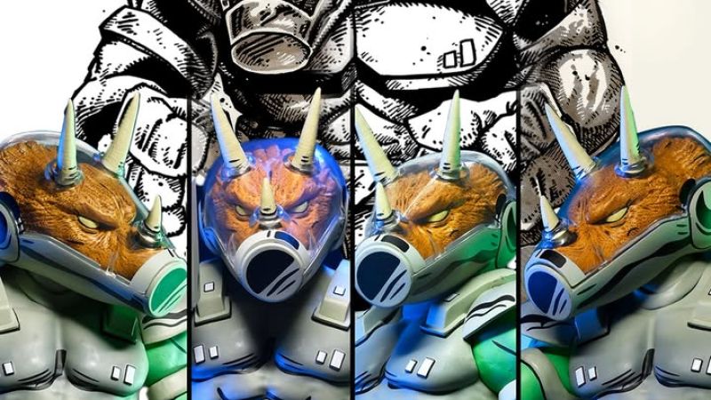 NECA TMNT Triceraton Preview